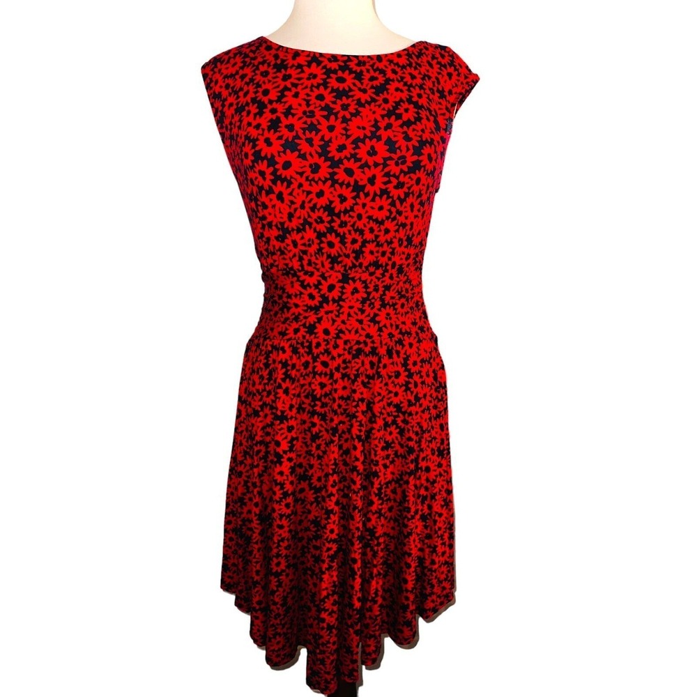 FP3 Anthropologie Moulinette Soeurs South Shore Dress Womens Size S Red Pullover